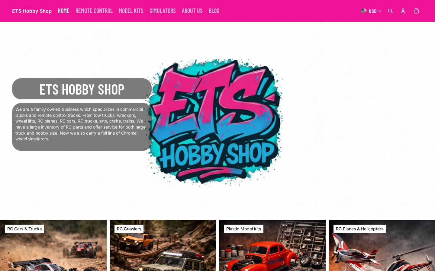 etshobby.com homepage screenshot