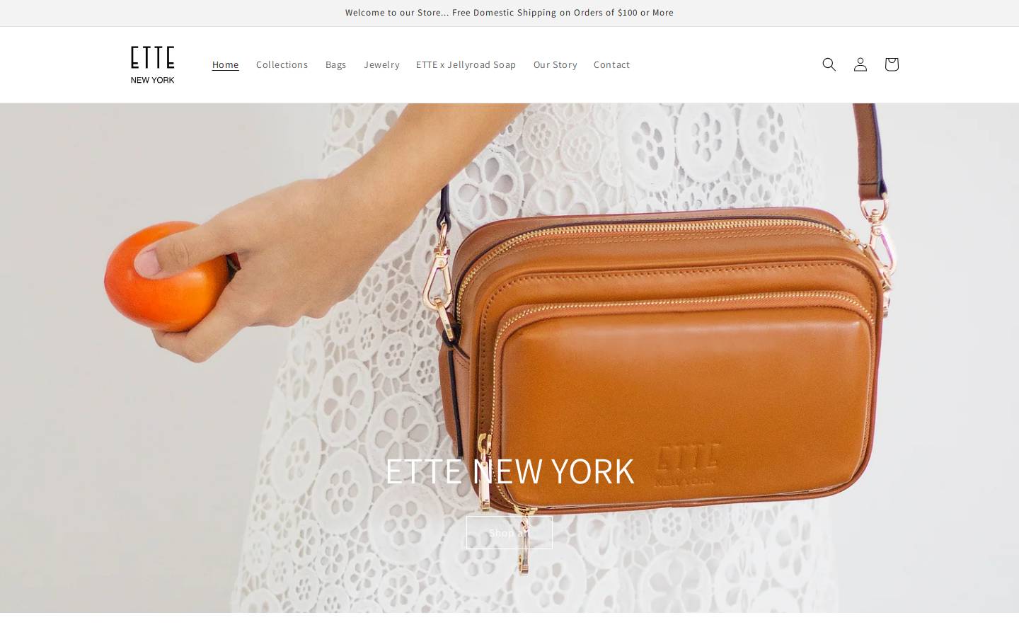 ettenewyork.com homepage screenshot