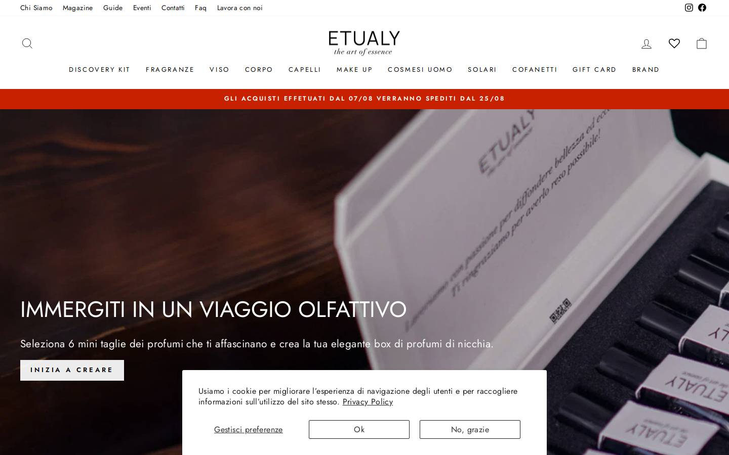 Etualy homepage screenshot