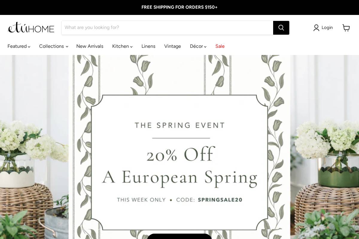 etuhome.com homepage screenshot