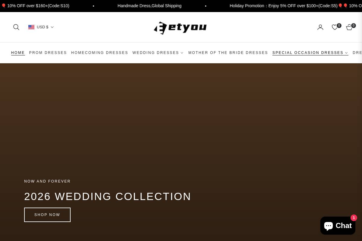 etyou.com homepage screenshot