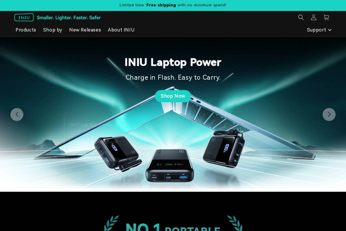 Eu Main Iniushop homepage screenshot