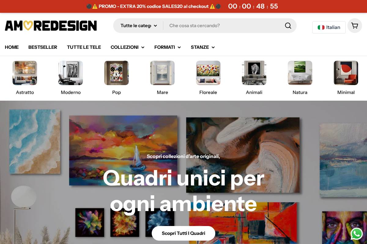 eu.amoredesign.it homepage screenshot