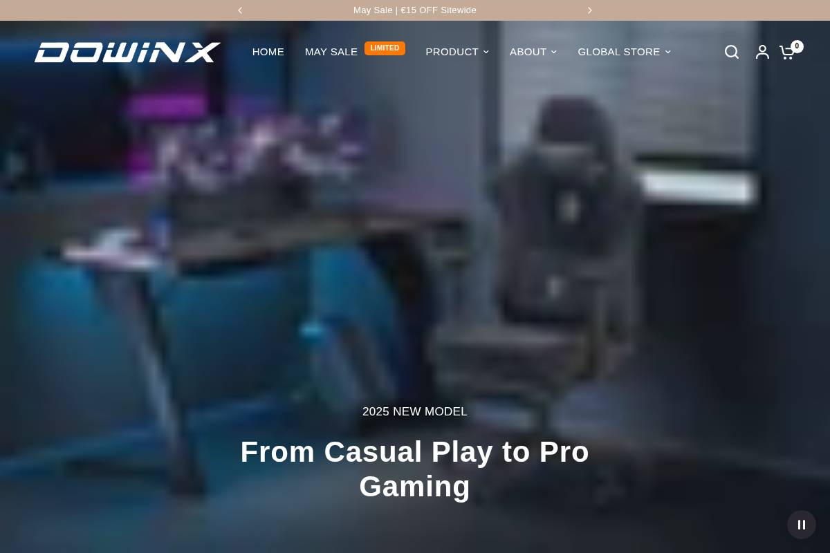 Eu Dowinx homepage screenshot