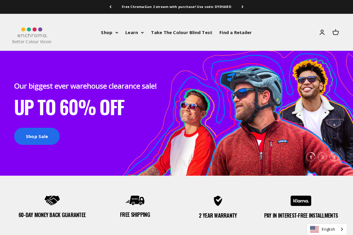 eu.enchroma.com homepage screenshot