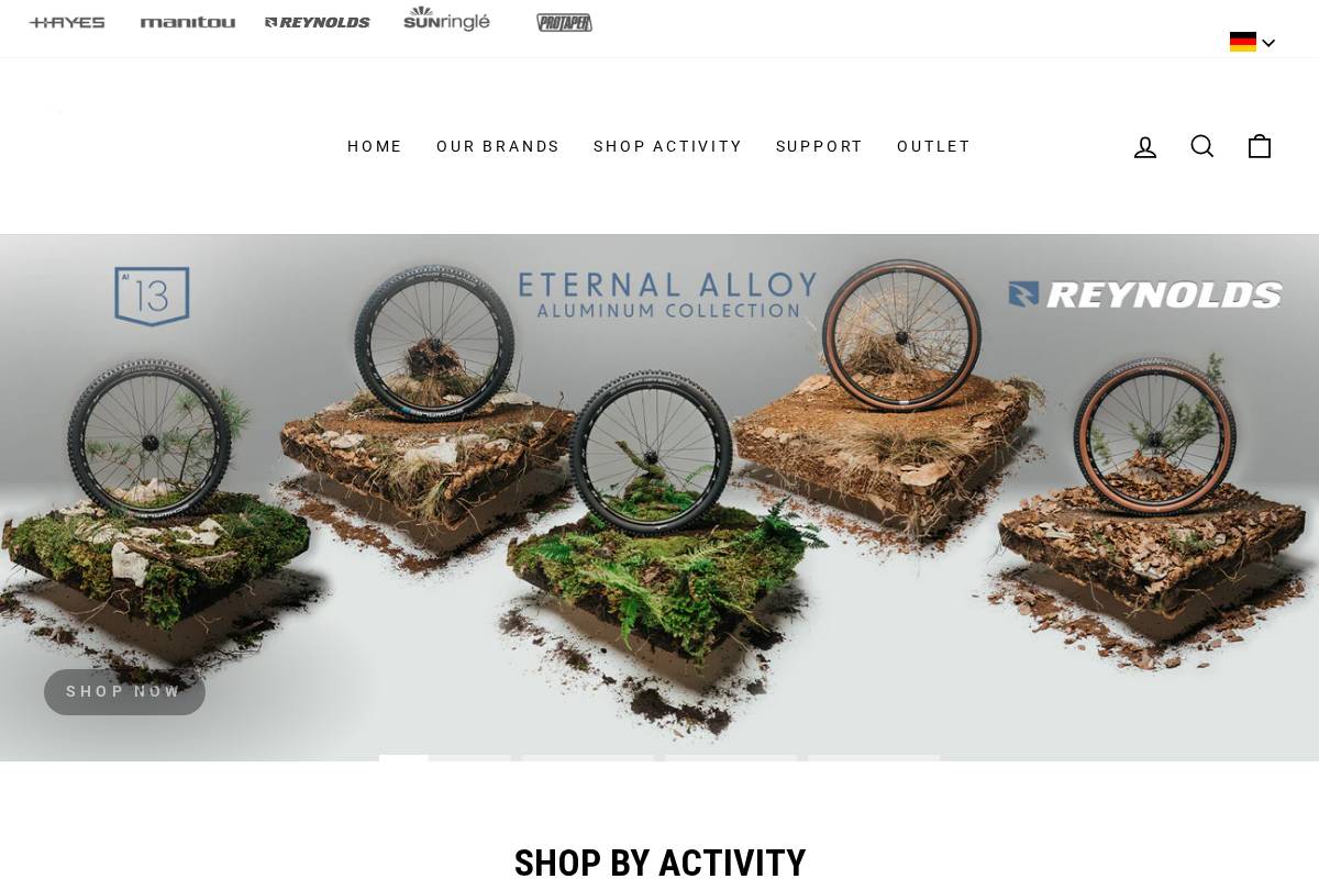 eu.hayesbicycle.com homepage screenshot