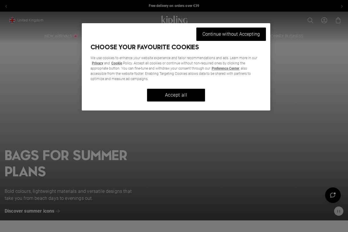Eu Kipling homepage screenshot
