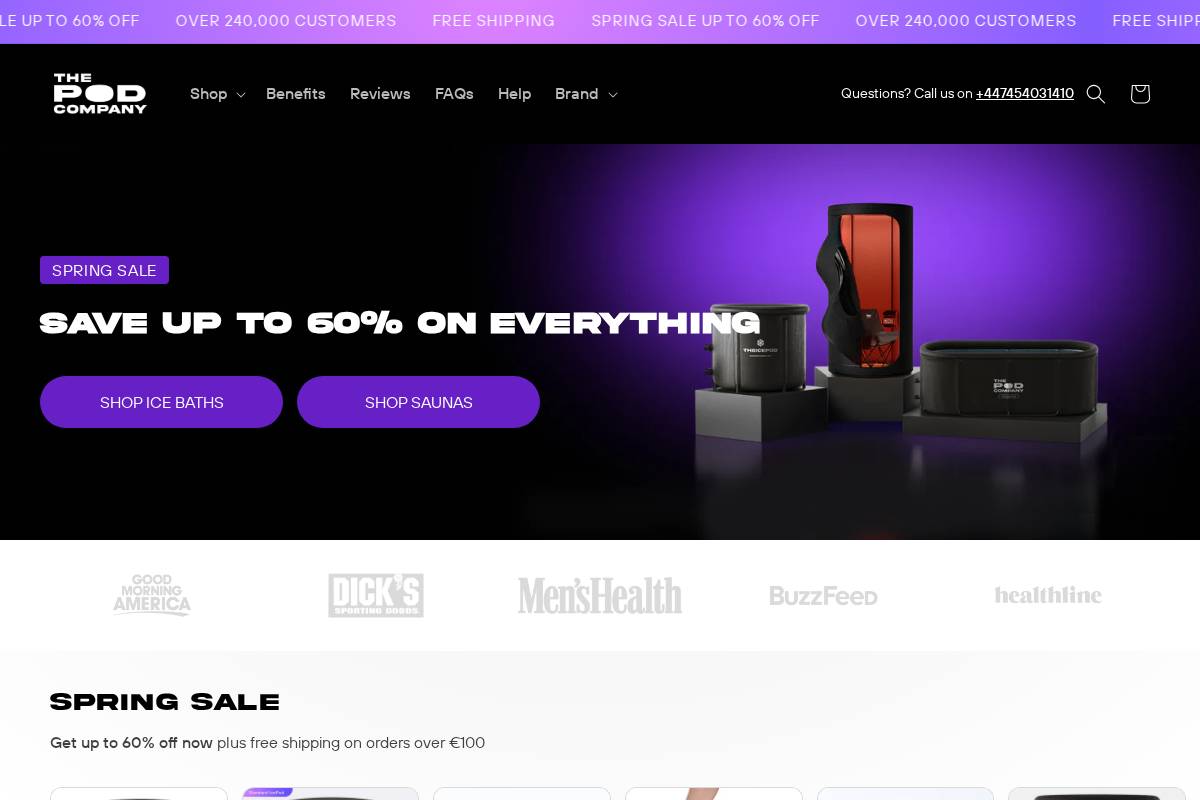 eu.podcompany.com homepage screenshot
