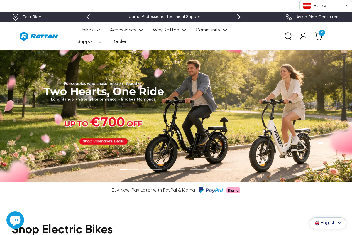 Rattan homepage screenshot