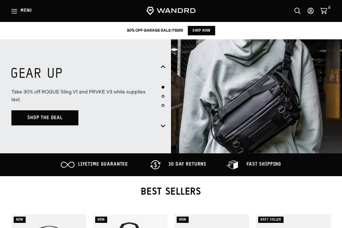 eu.wandrd.com homepage screenshot