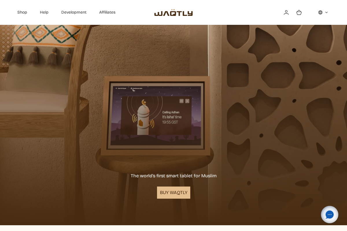 eu.waqtly.com homepage screenshot