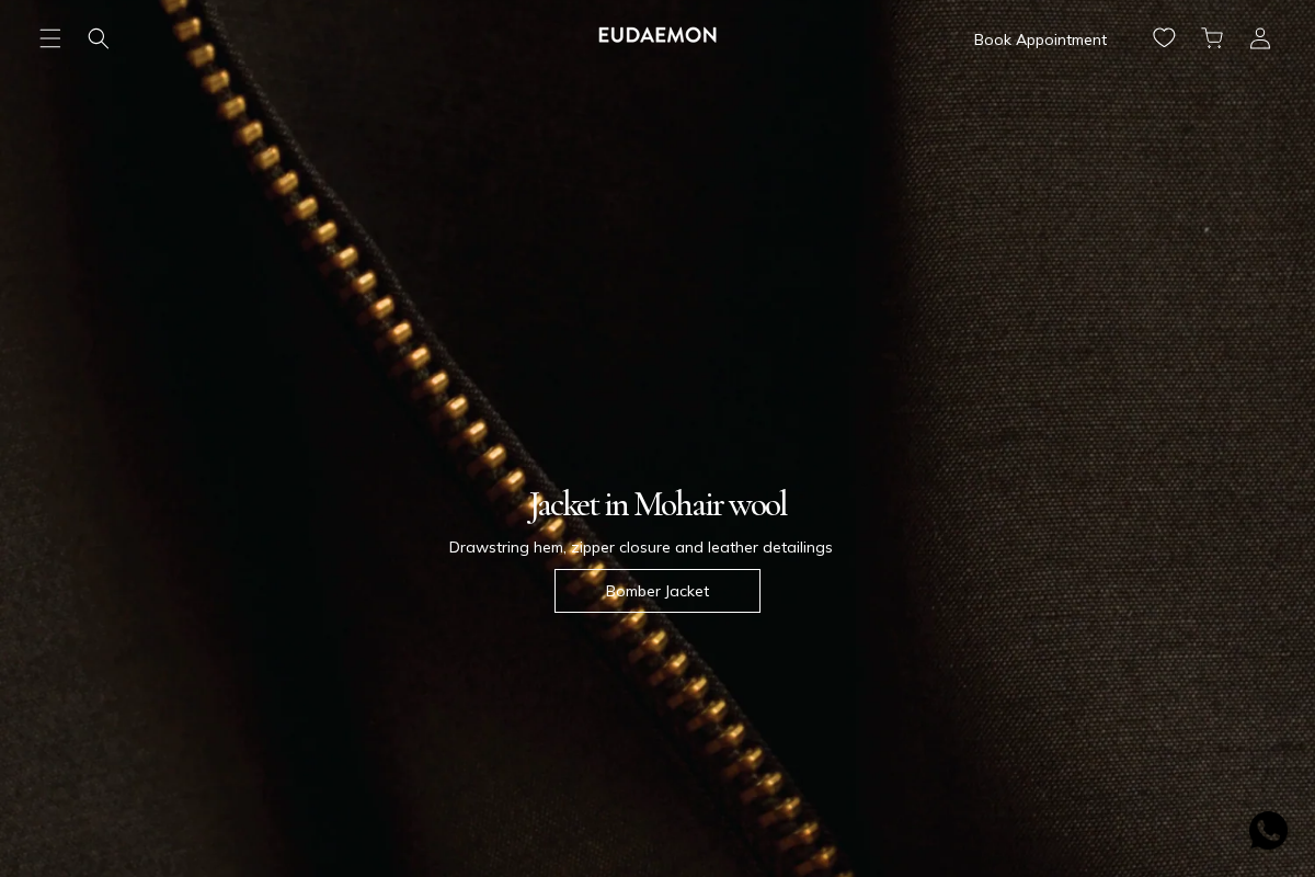 Eudaemon homepage screenshot