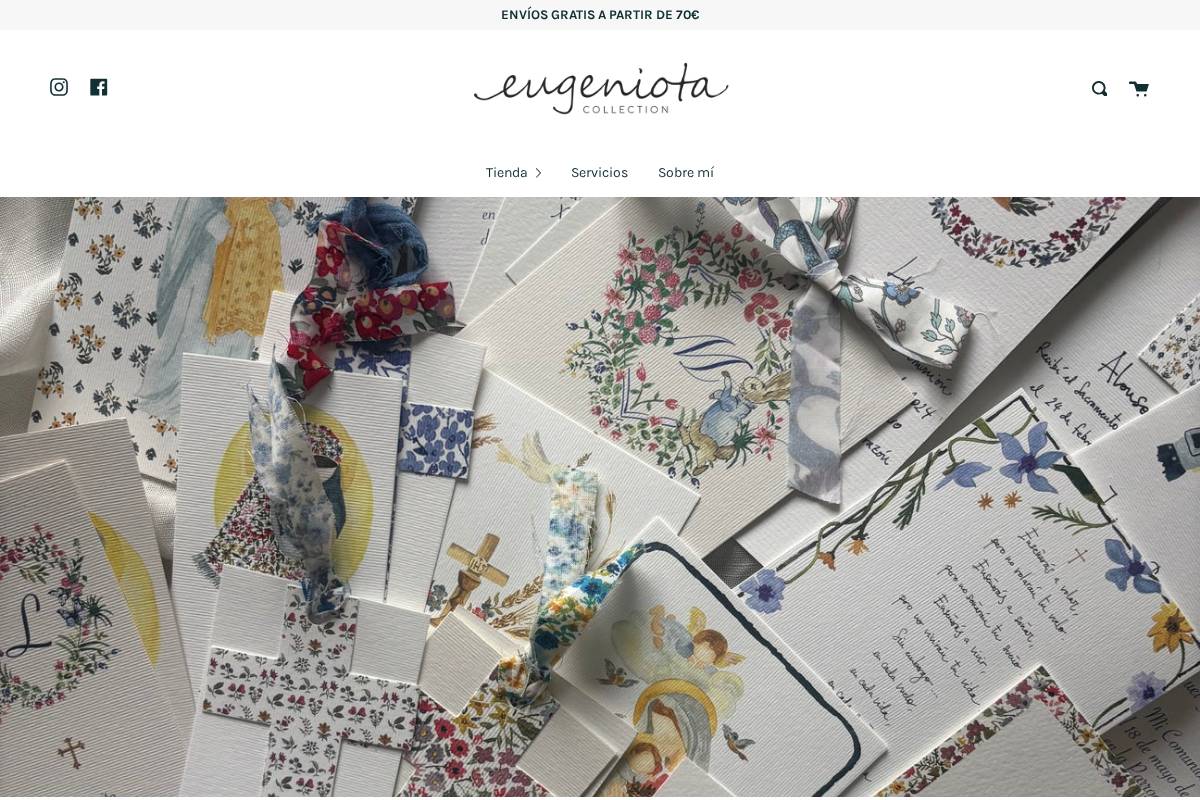 eugeniota.com homepage screenshot