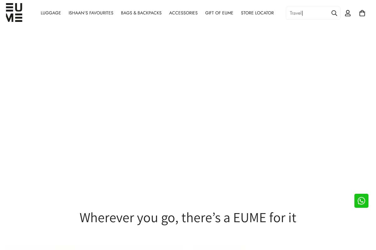 EUME homepage screenshot