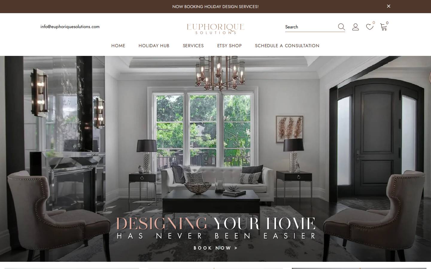 euphoriquesolutions.com homepage screenshot