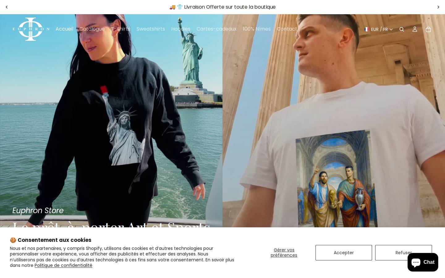 euphronstore.com homepage screenshot