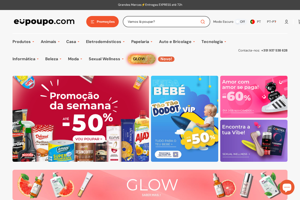 Eupoupo homepage screenshot