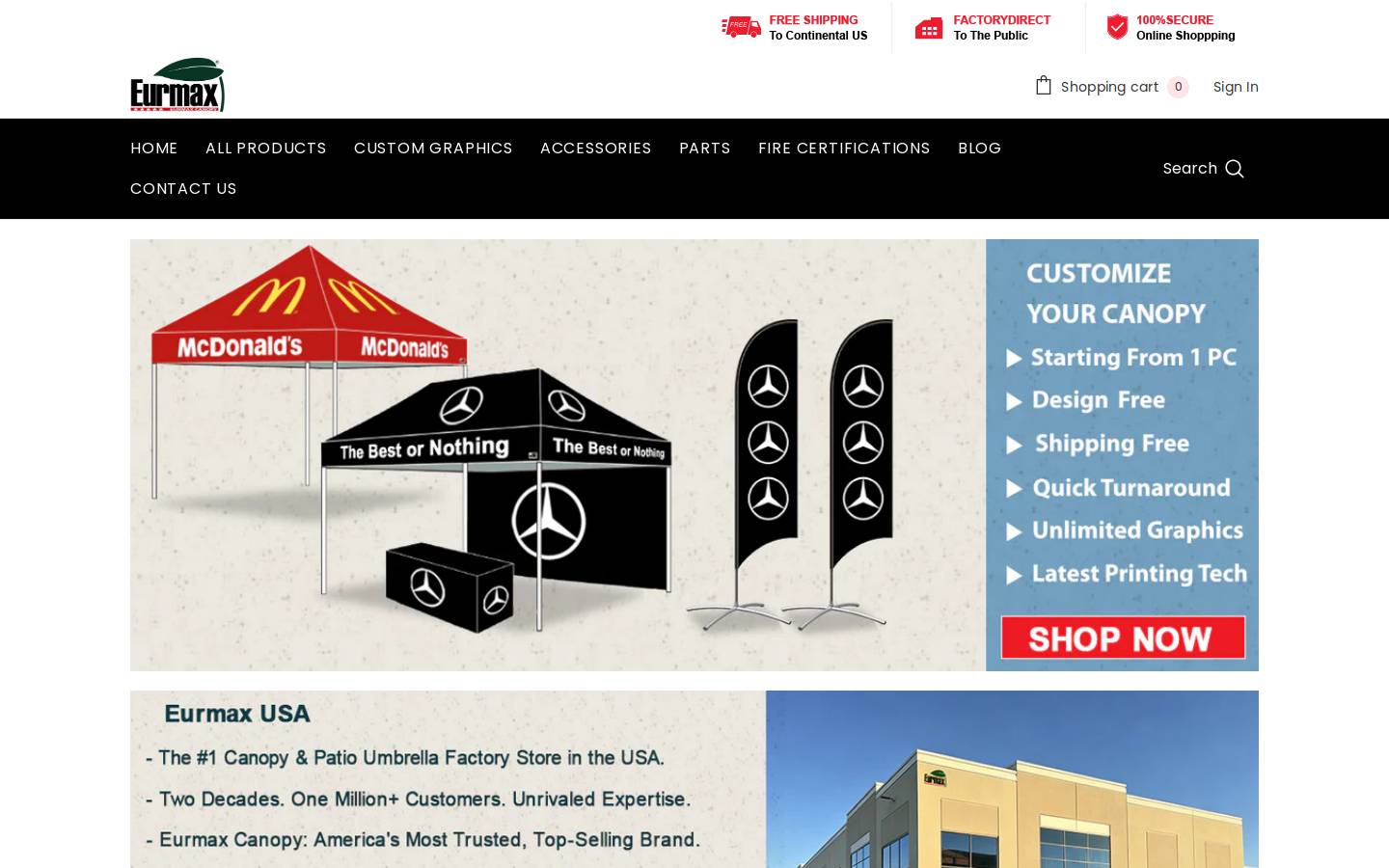 eurmax.com homepage screenshot
