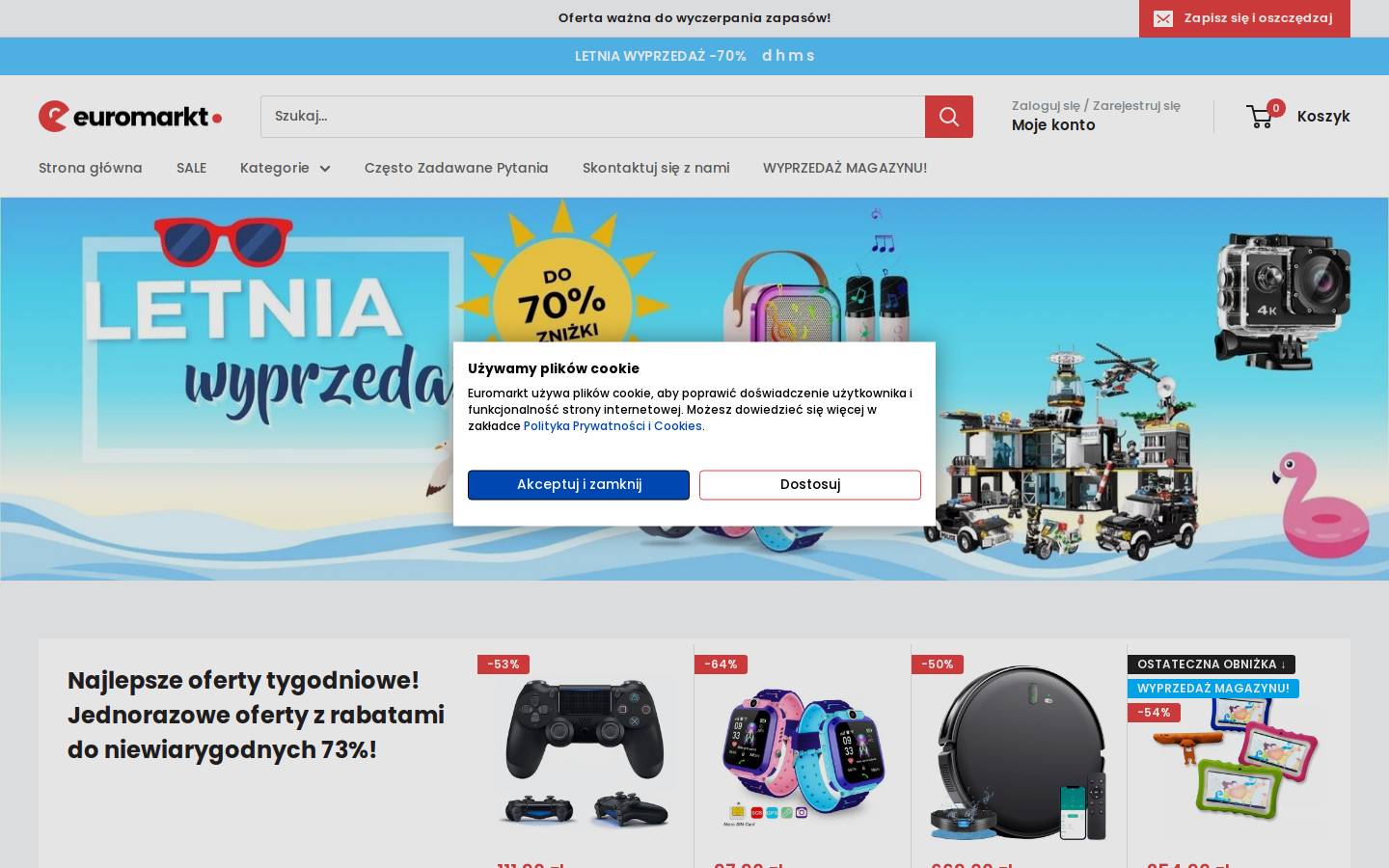 euro-markt.pl homepage screenshot