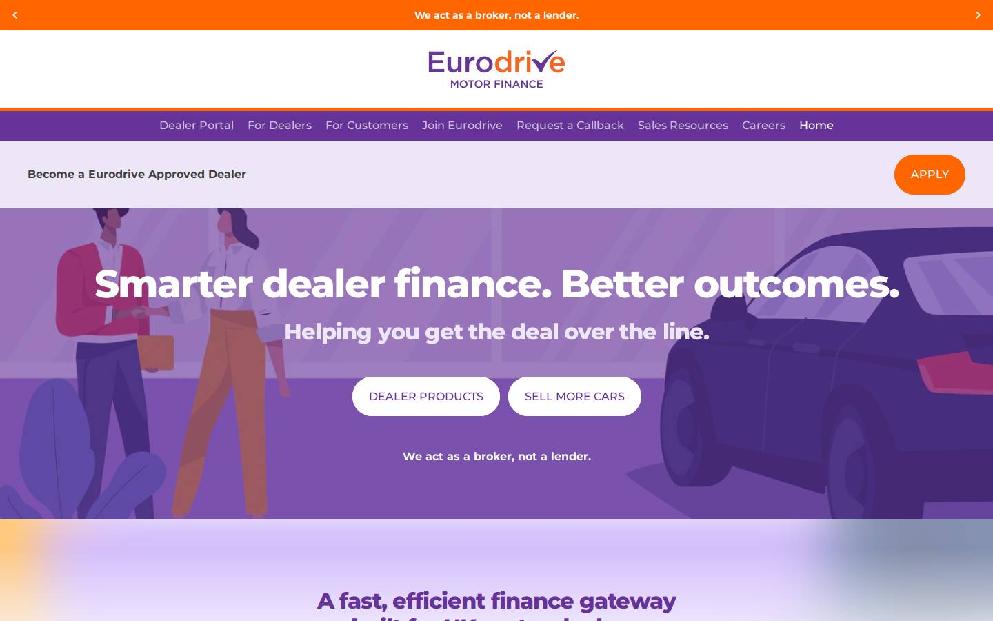 eurodrivefinance.co.uk homepage screenshot