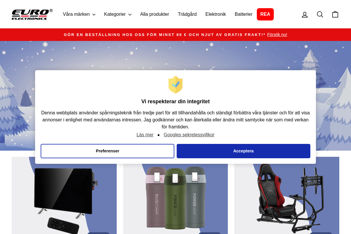 Euroelectronics SE homepage screenshot