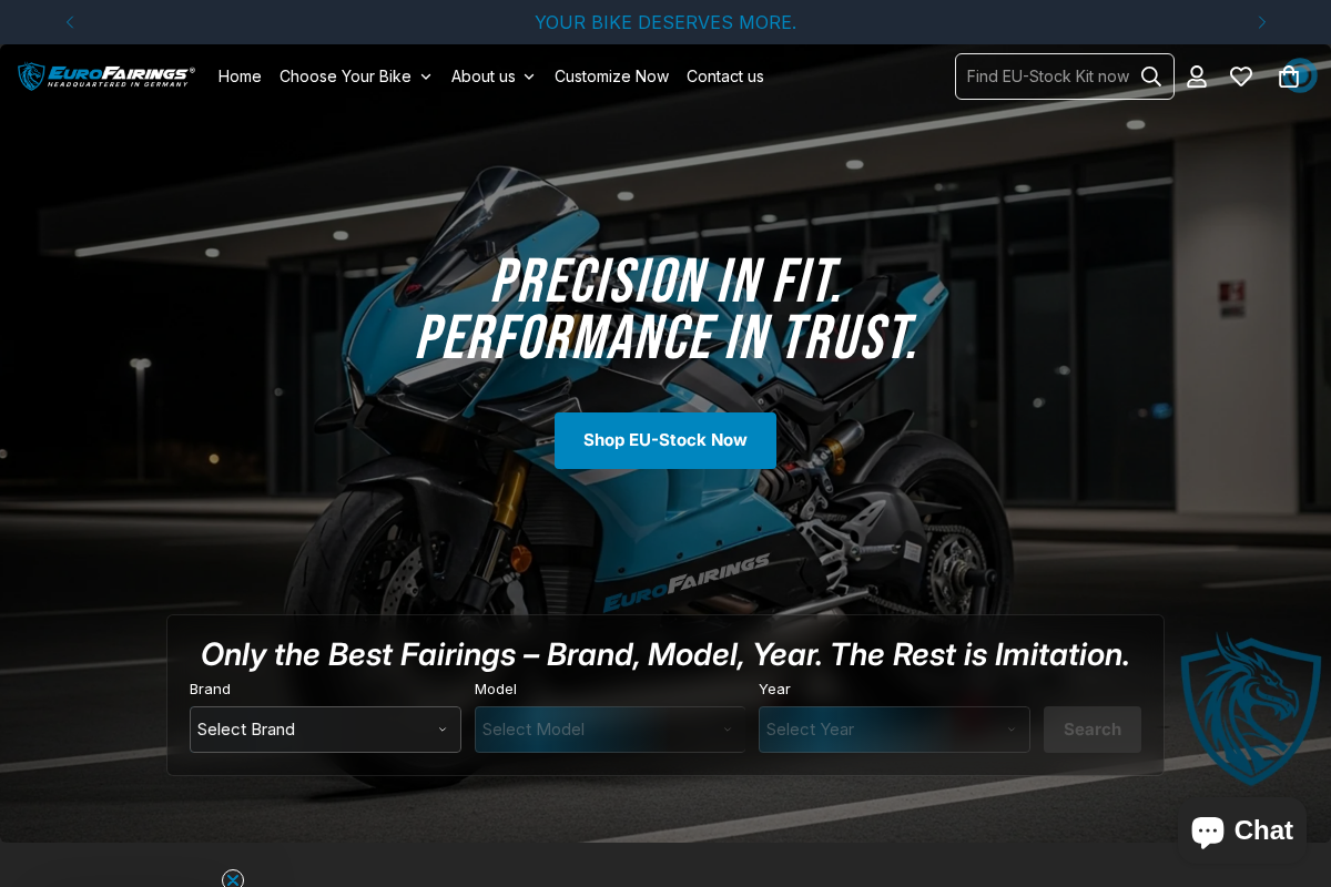 eurofairings.de homepage screenshot
