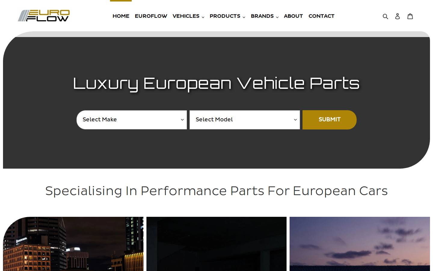 euroflow.com.au homepage screenshot