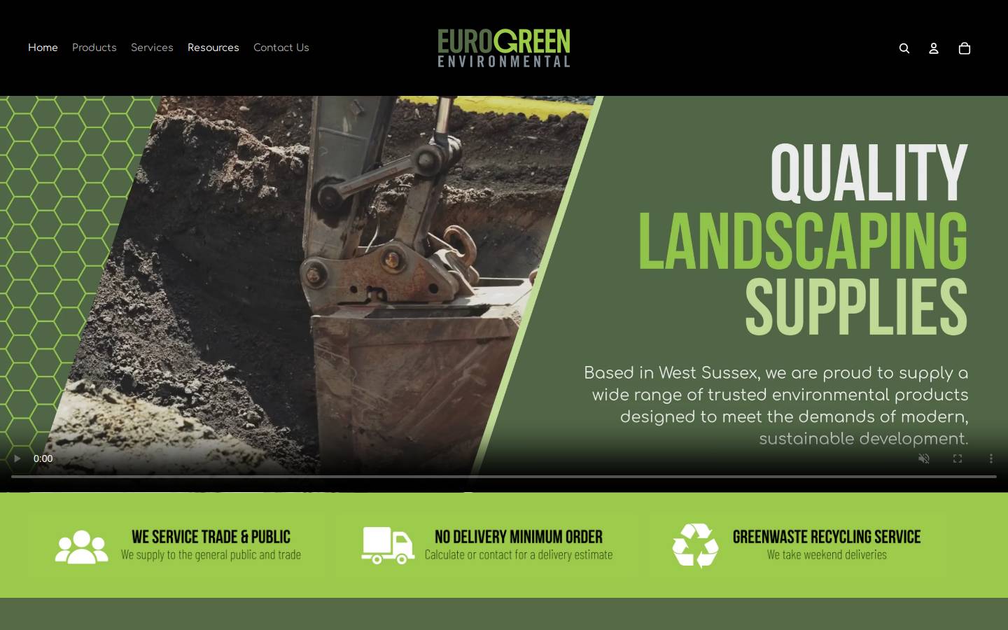 eurogreen-uk.com homepage screenshot