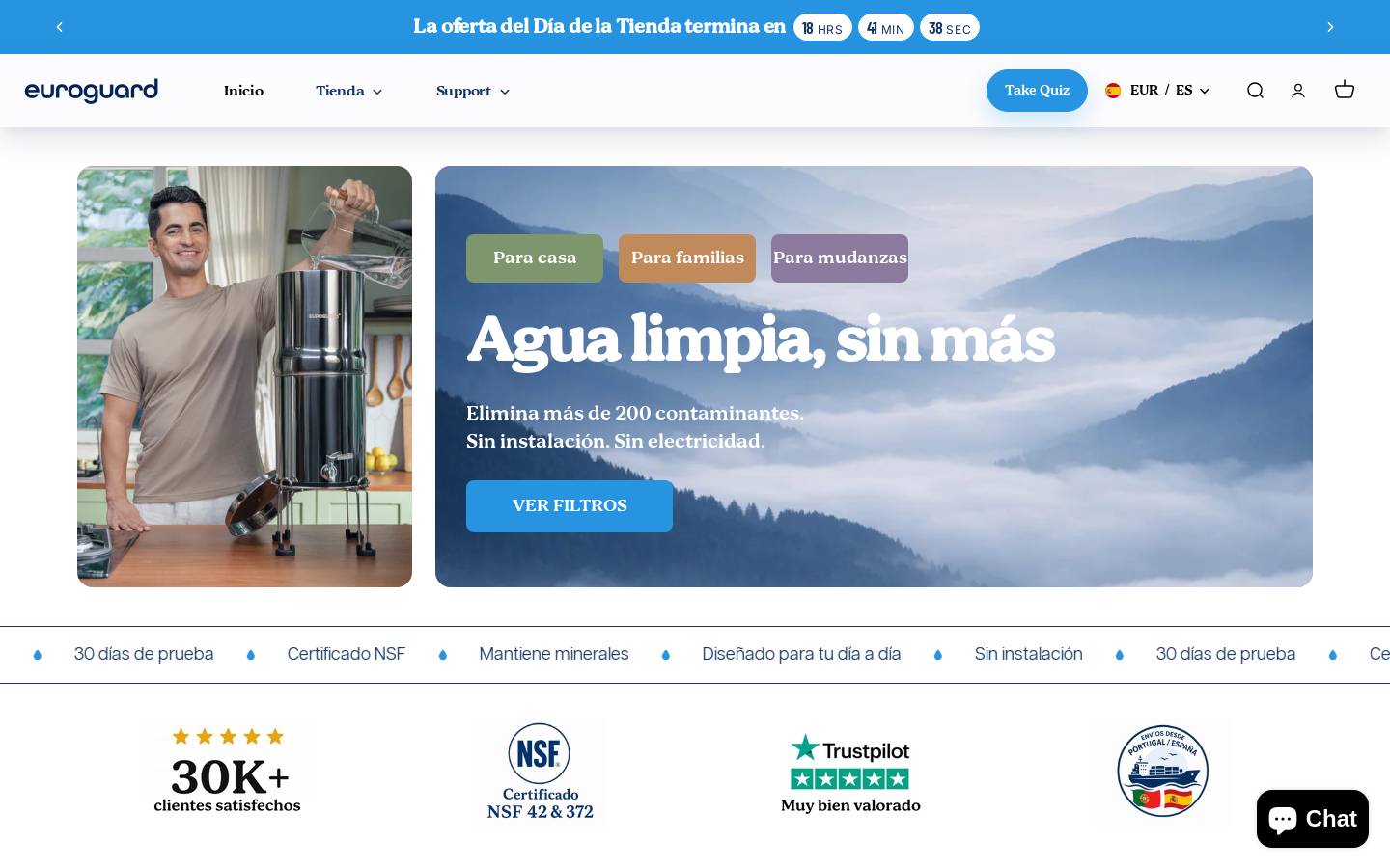 euroguard.es homepage screenshot