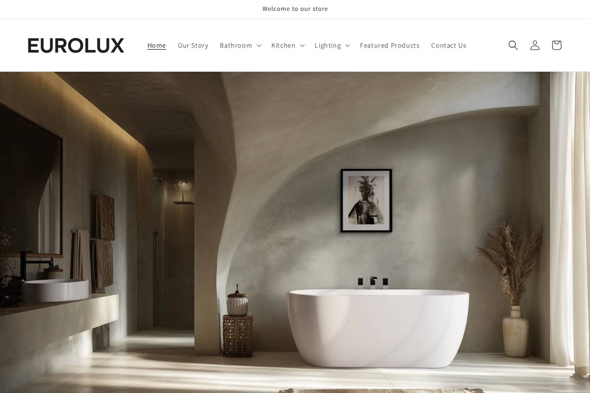 eurolux.ca homepage screenshot