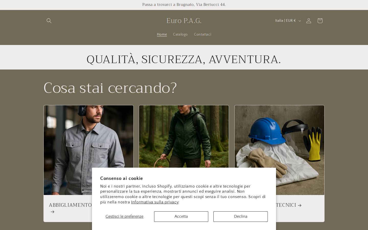 europag.it homepage screenshot