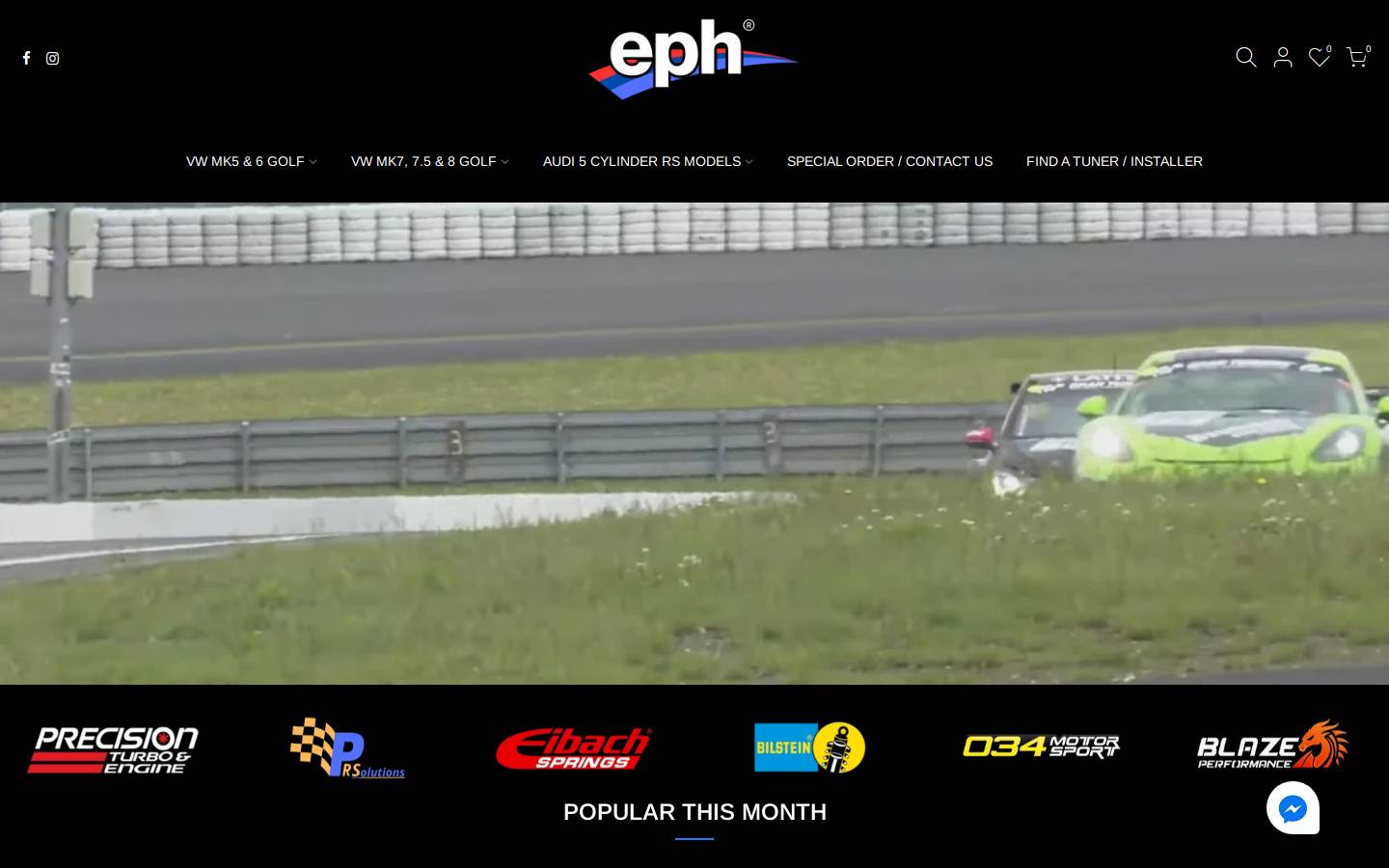 europartshaus.com.au homepage screenshot