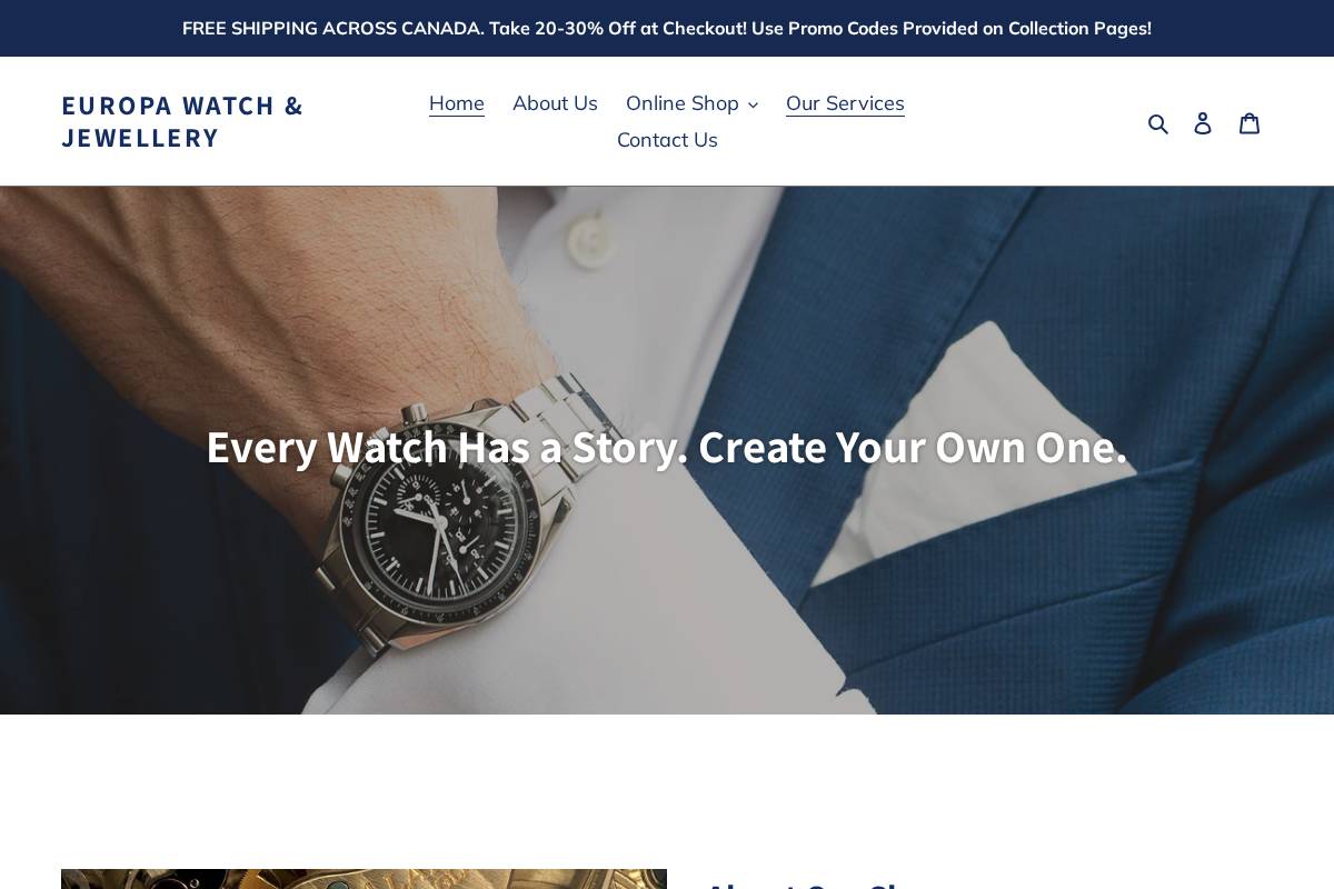 europawatchco.com homepage screenshot