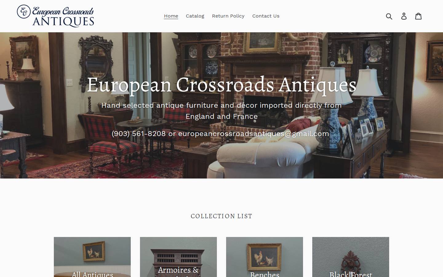 european-crossroads.com homepage screenshot