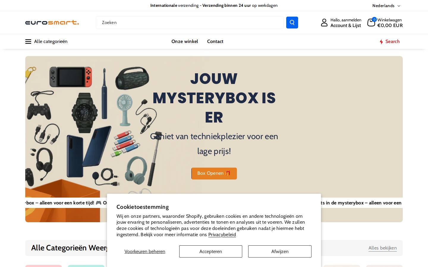eurosmart.be homepage screenshot