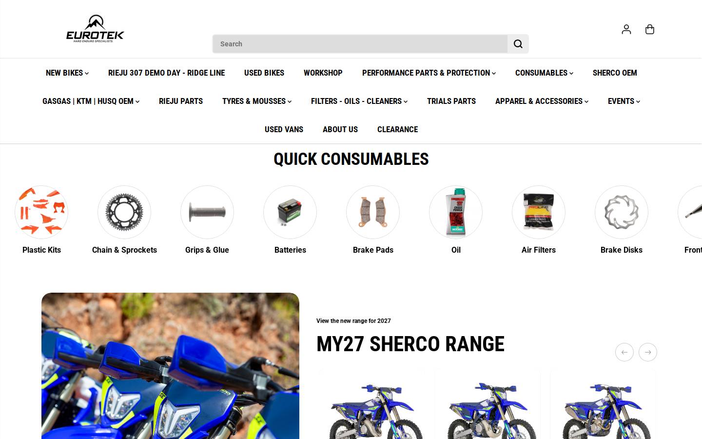 Eurotekuk homepage screenshot
