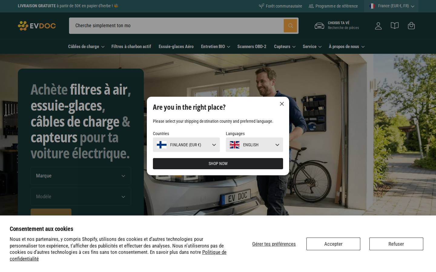 ev-doc.fr homepage screenshot