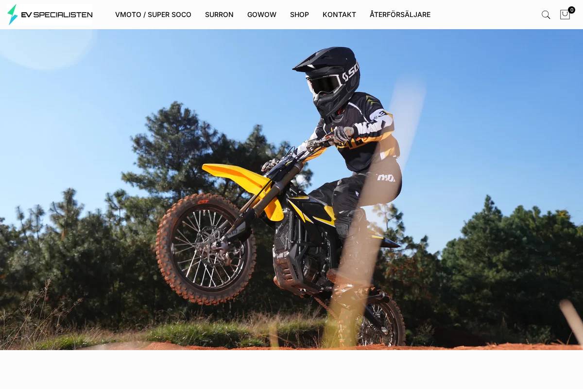 ev-specialisten.se homepage screenshot