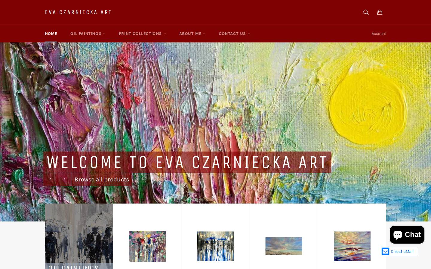 evaart.net homepage screenshot