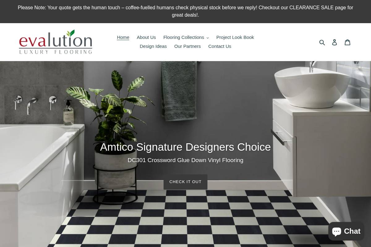 evalution.co.za homepage screenshot