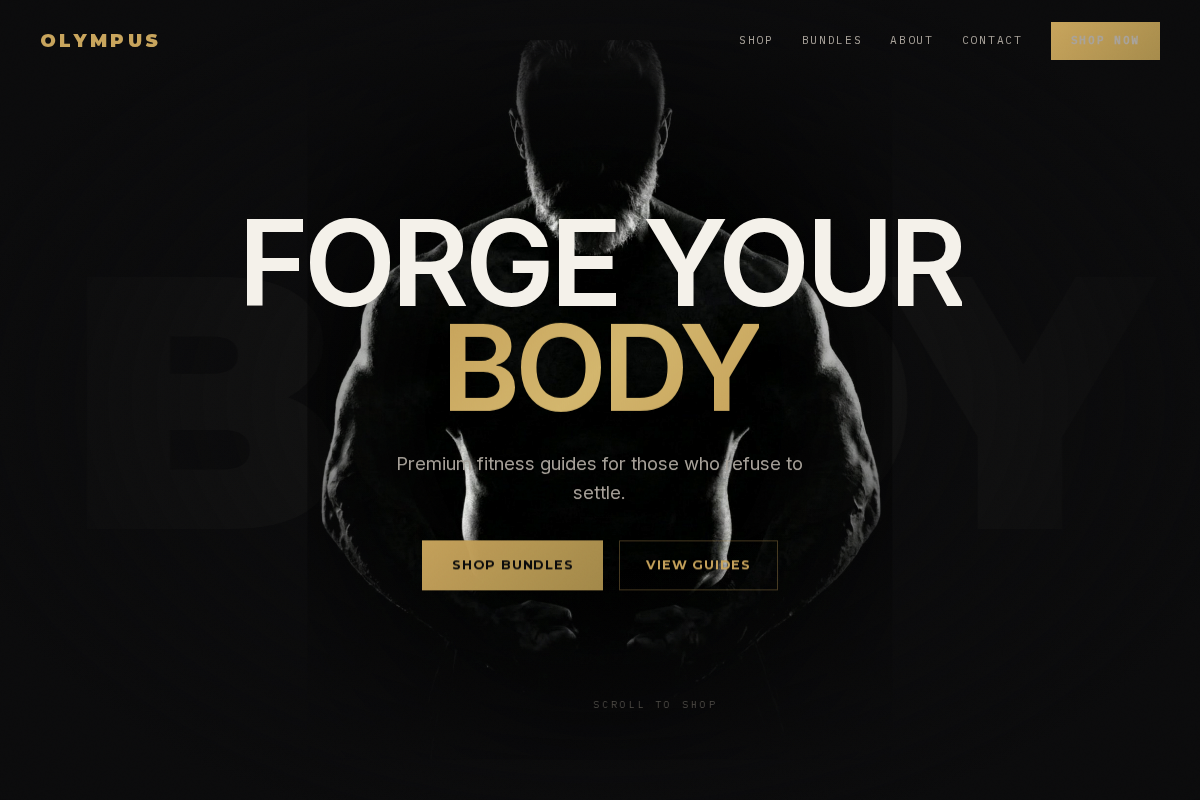 evanderichard.fit homepage screenshot