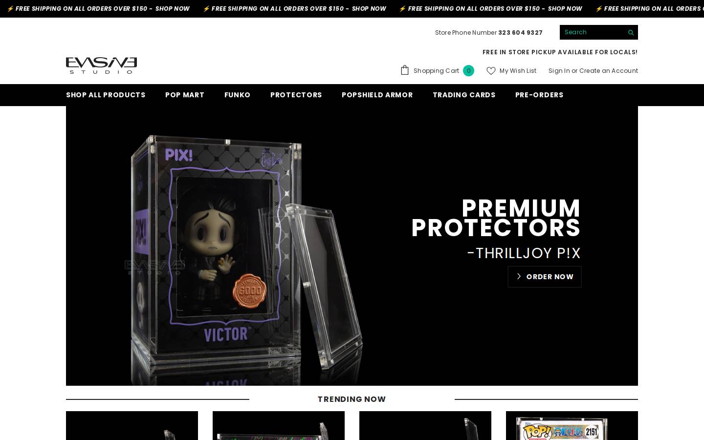 evasivestudio.com homepage screenshot