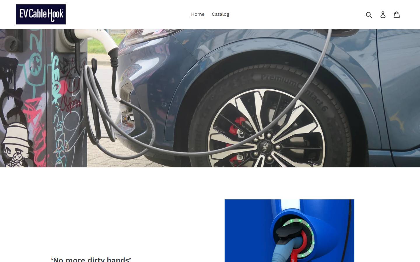 evcablehook.com homepage screenshot