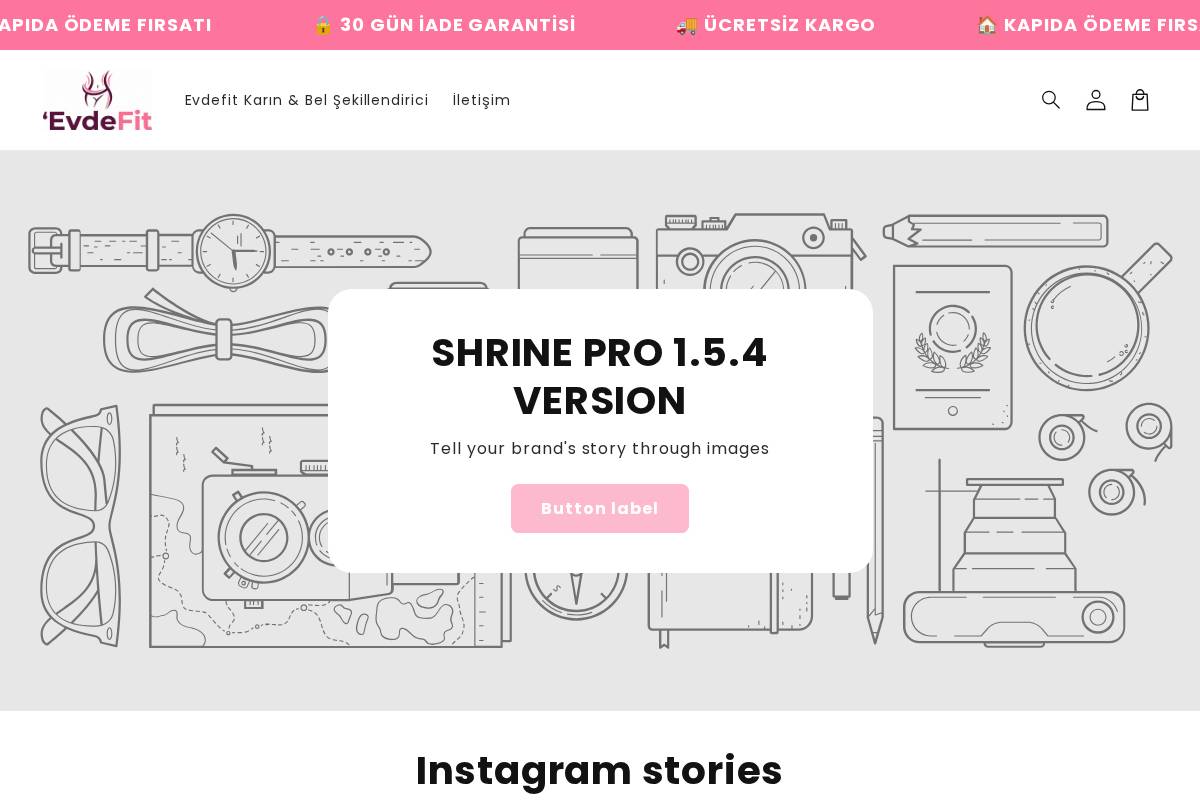 evdefit.com.tr homepage screenshot