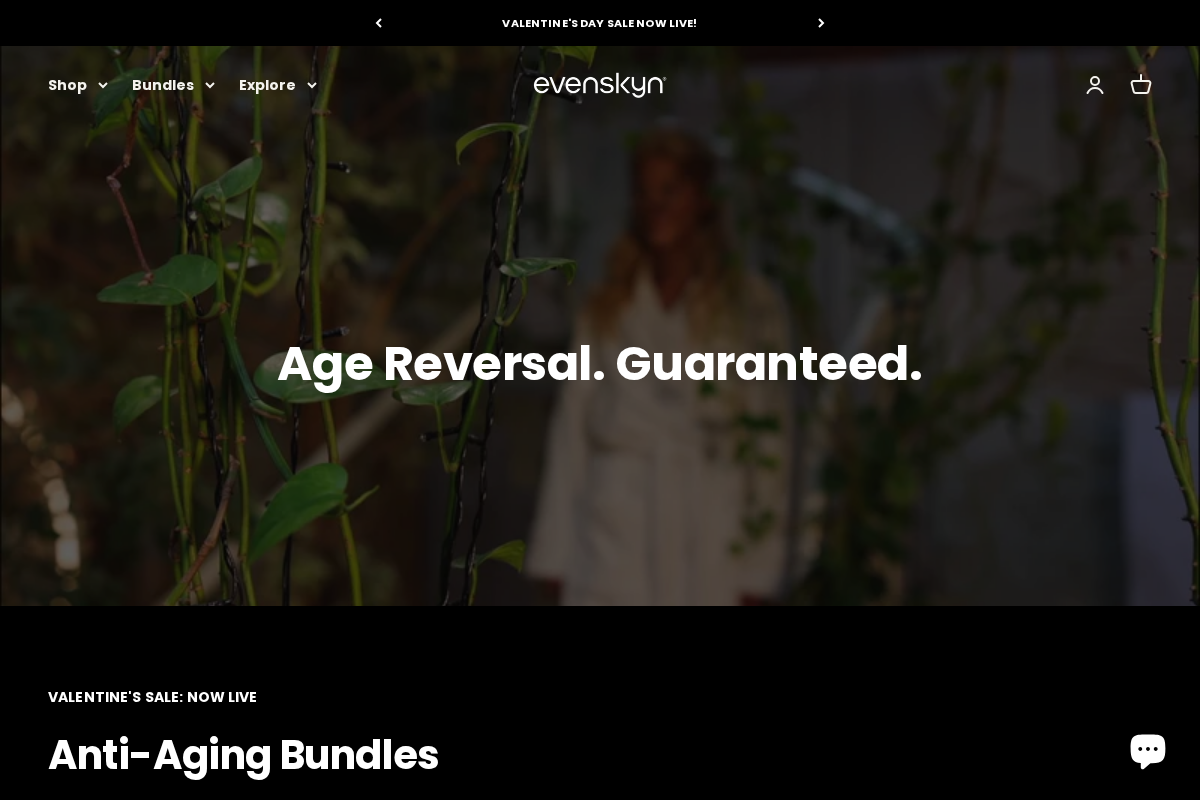 evenskyn.com homepage screenshot