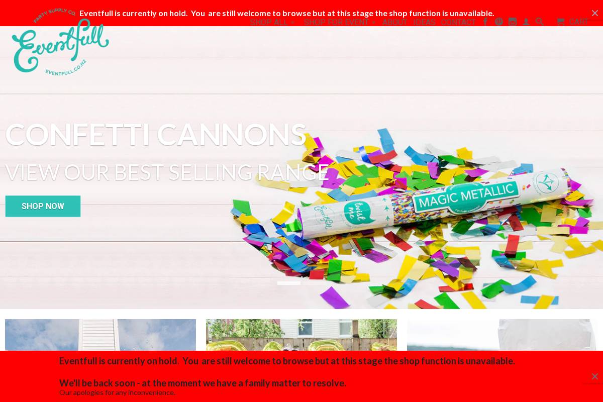 eventfull.co.nz homepage screenshot