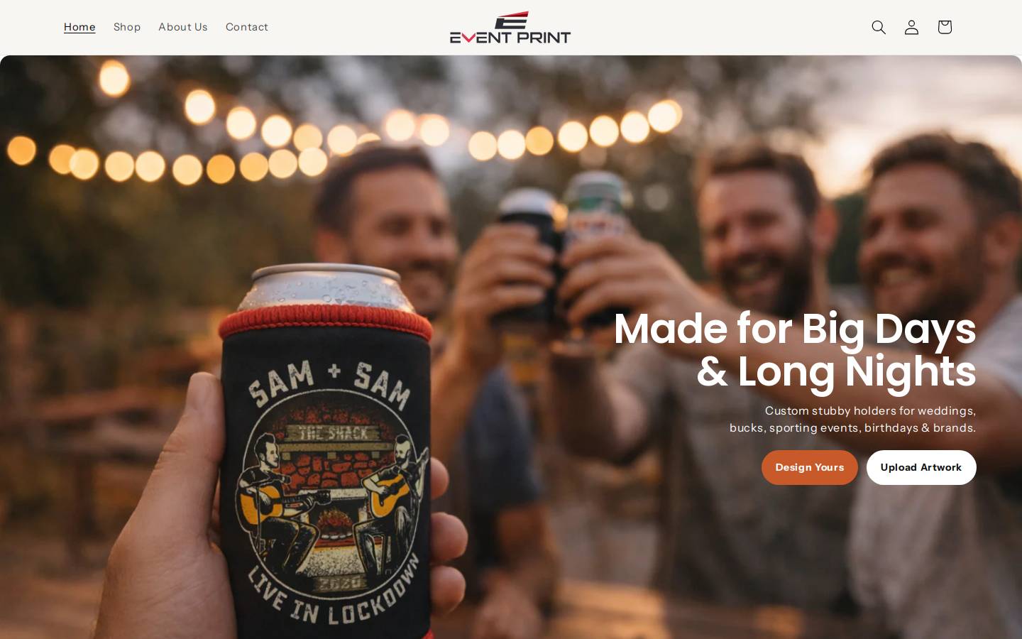 eventprint.com.au homepage screenshot