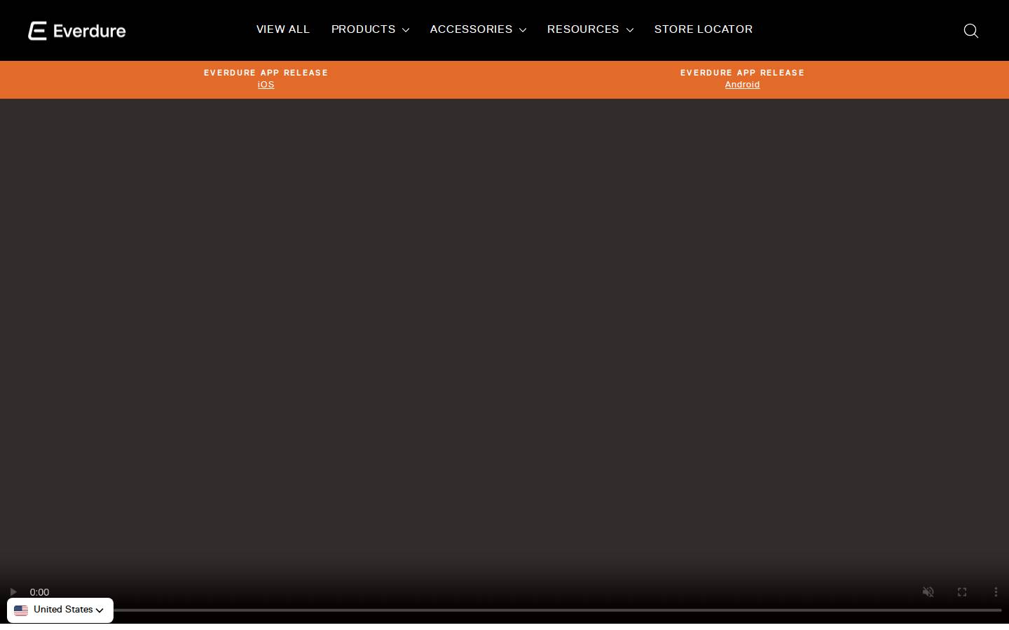 everdure.com homepage screenshot
