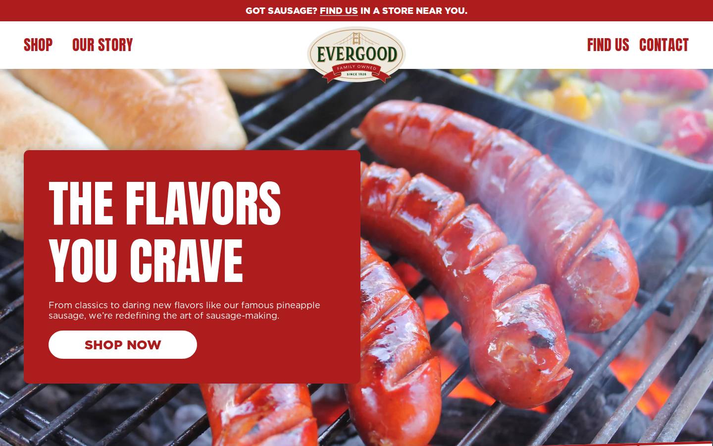 evergoodfoods.com homepage screenshot