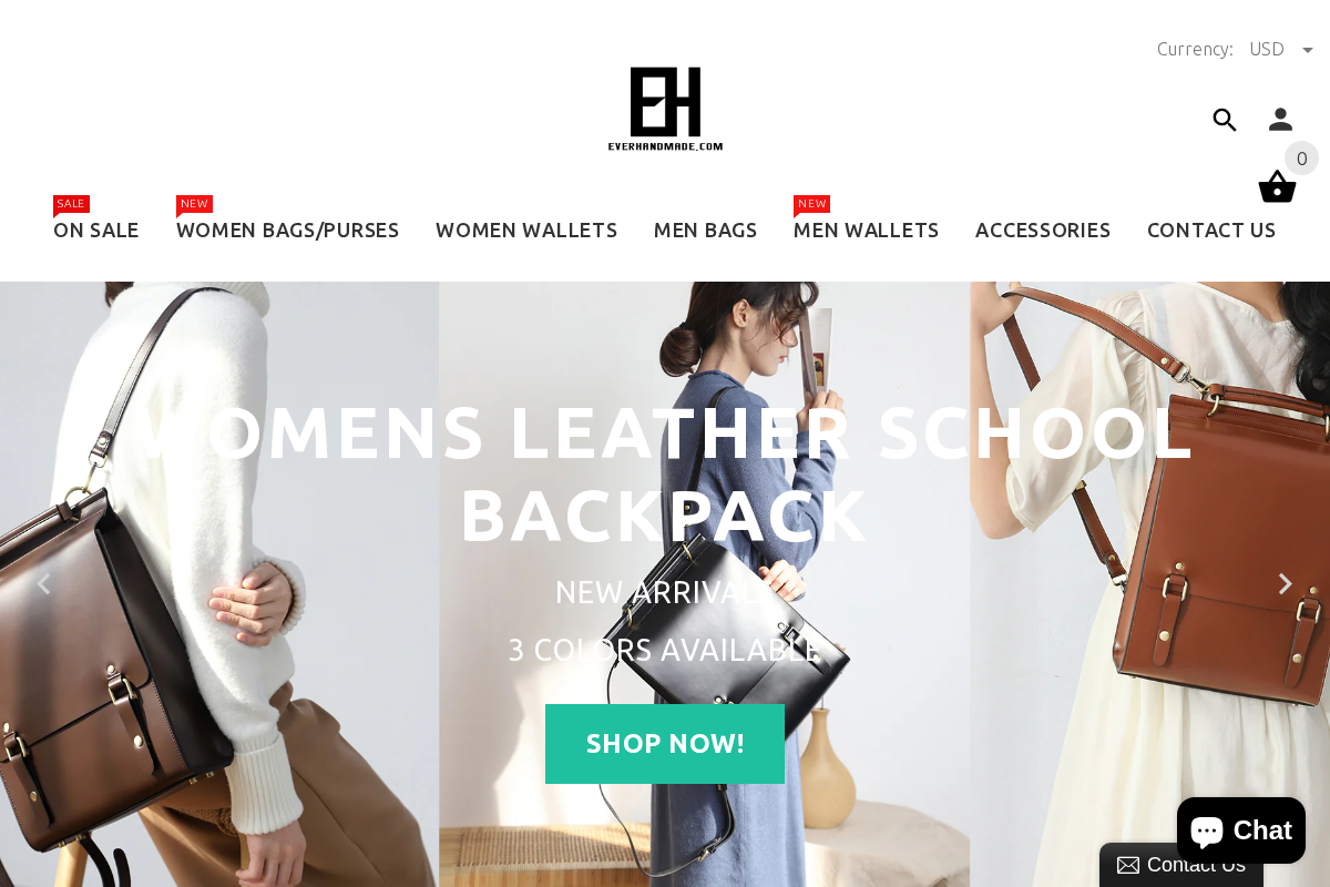 EverHandmade homepage screenshot